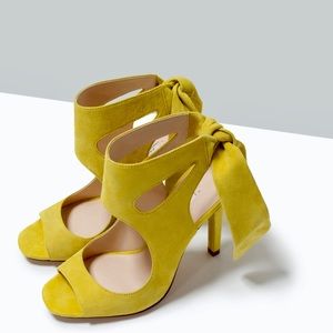 NWT ZARA WOMAN | Leather Heels